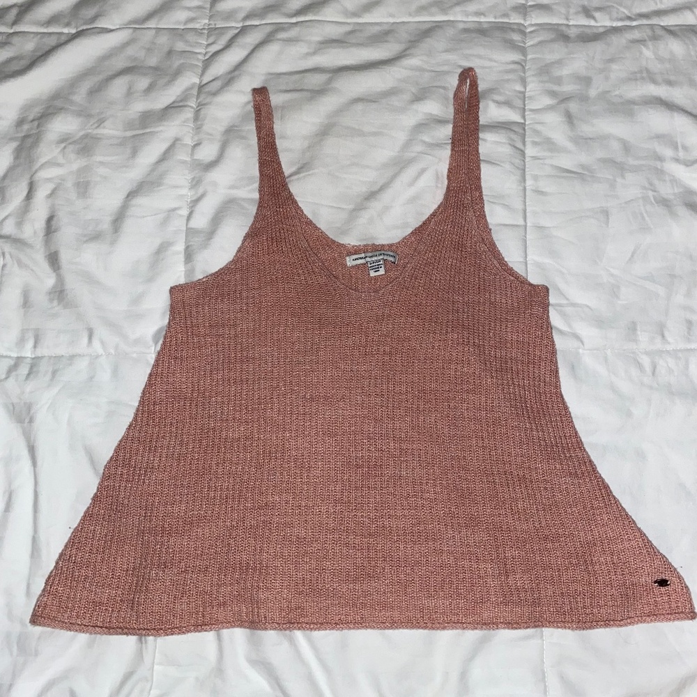 American Eagle Light Pink Tank Top
